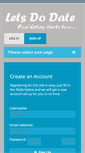 Mobile Screenshot of letsdodate.com